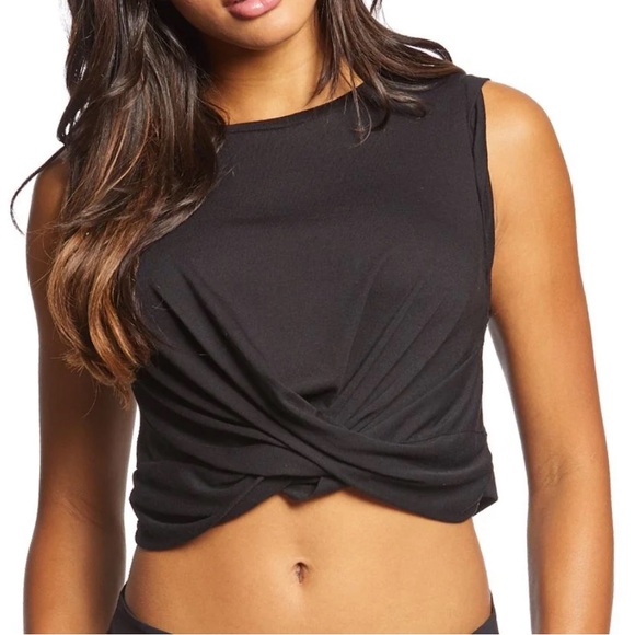 Free People LOT of 3 Undertow twist from yoga crop top tees - Picture 4 of 10